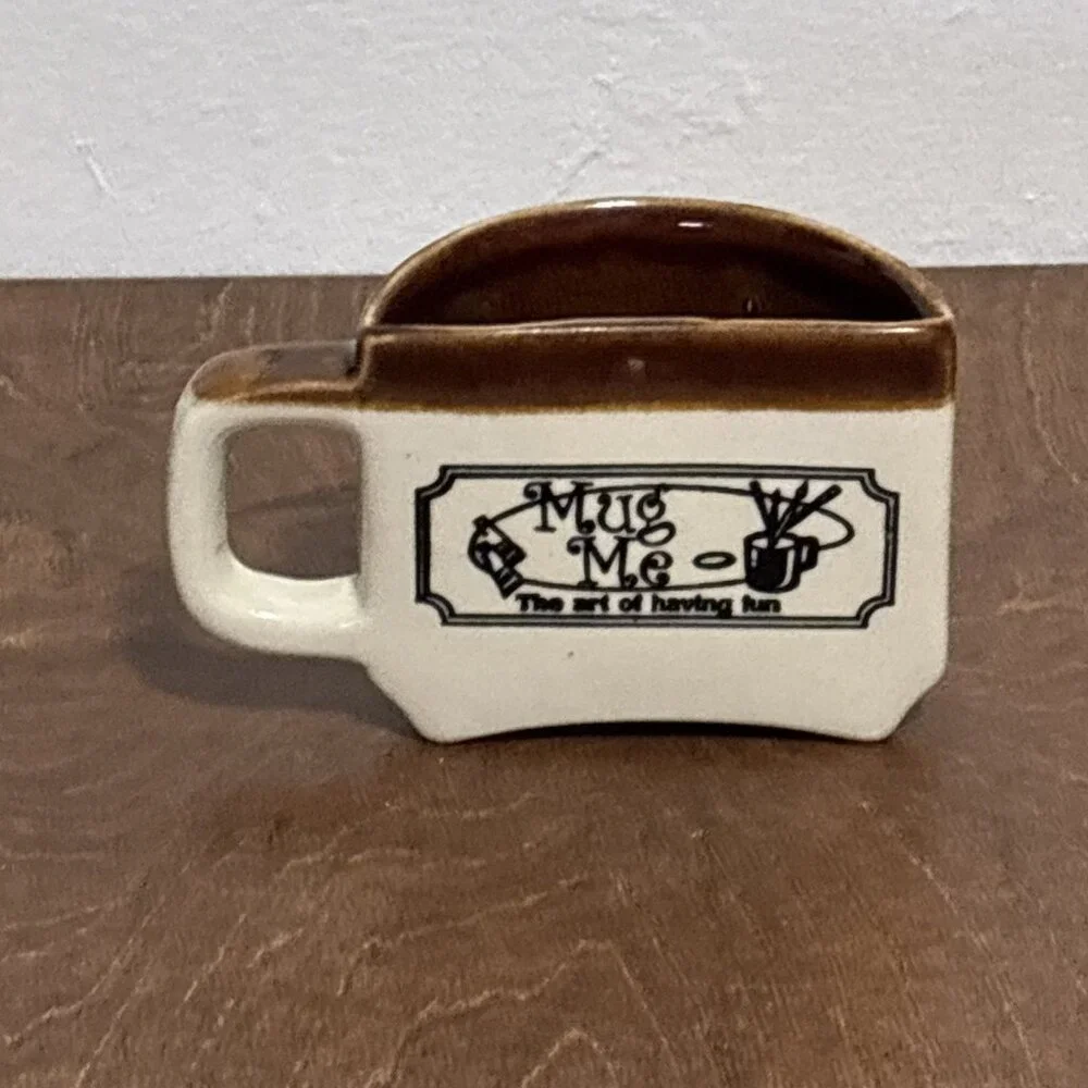 VTG "You asked for Half a Cup of Coffee" Mug Travel Souvenir - Picture 2 of 10